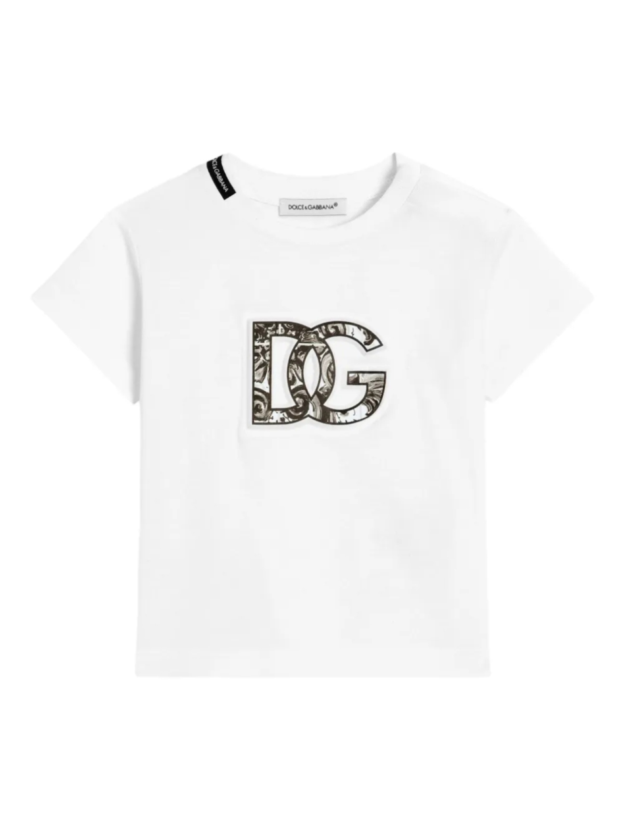

Dolce & Gabbana Kids футболка с логотипом, белый