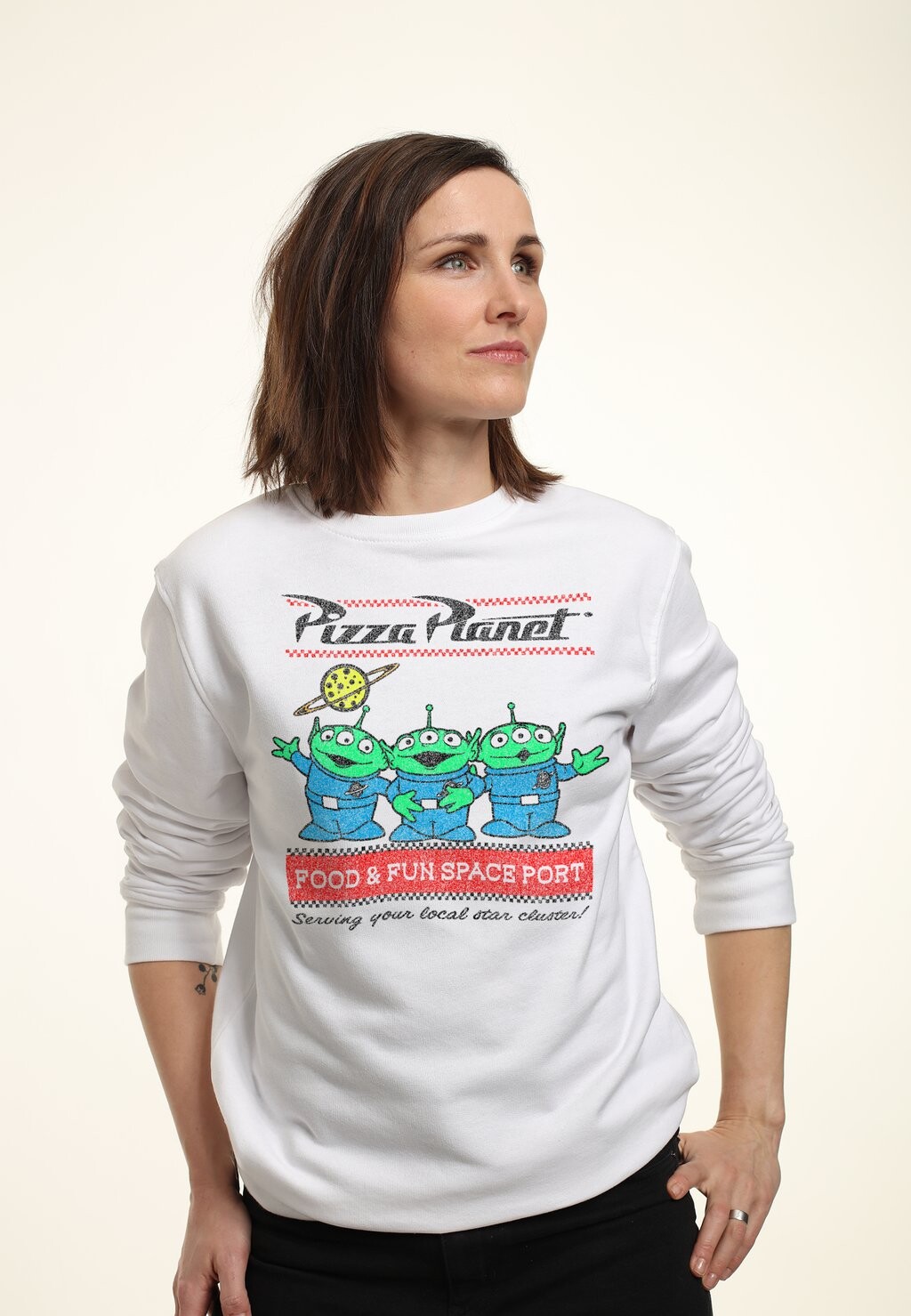 

Толстовка TOY STORY 1-3 PIZZA PLANET SURF Disney, белый