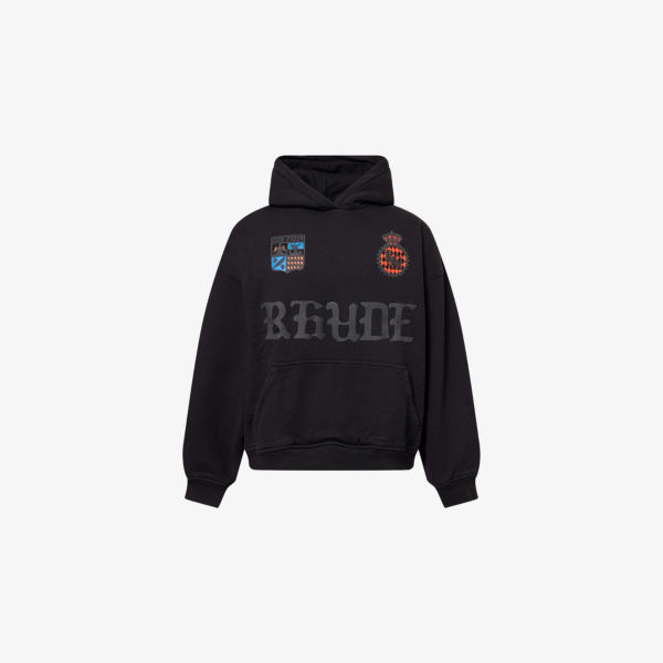 

Худи Rhude Cote d'azur Crest с принтом, черный