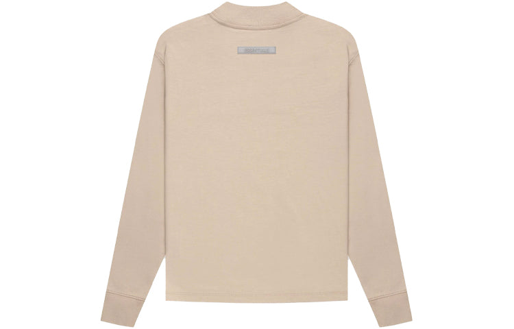 (GS) Футболка Fear of God Essentials FW21 Ls Tee String/Tan — фото 2