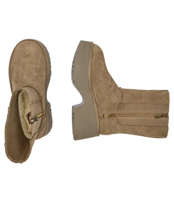 Классические зимние ботинки New Heights Twin из кожи Ugg, коричневый — фото 4