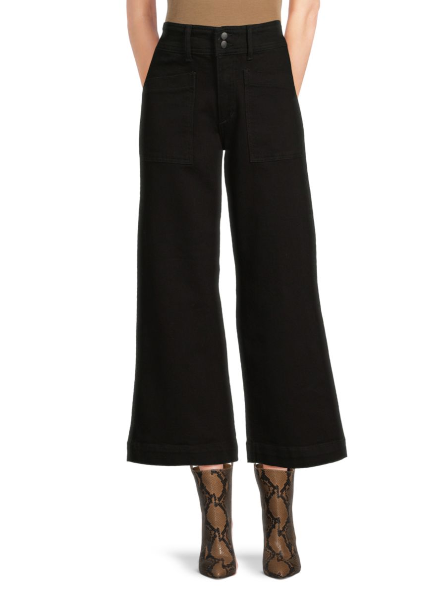 

Джинсы Wide Leg Ankle Joe's Jeans, цвет Black Rinse