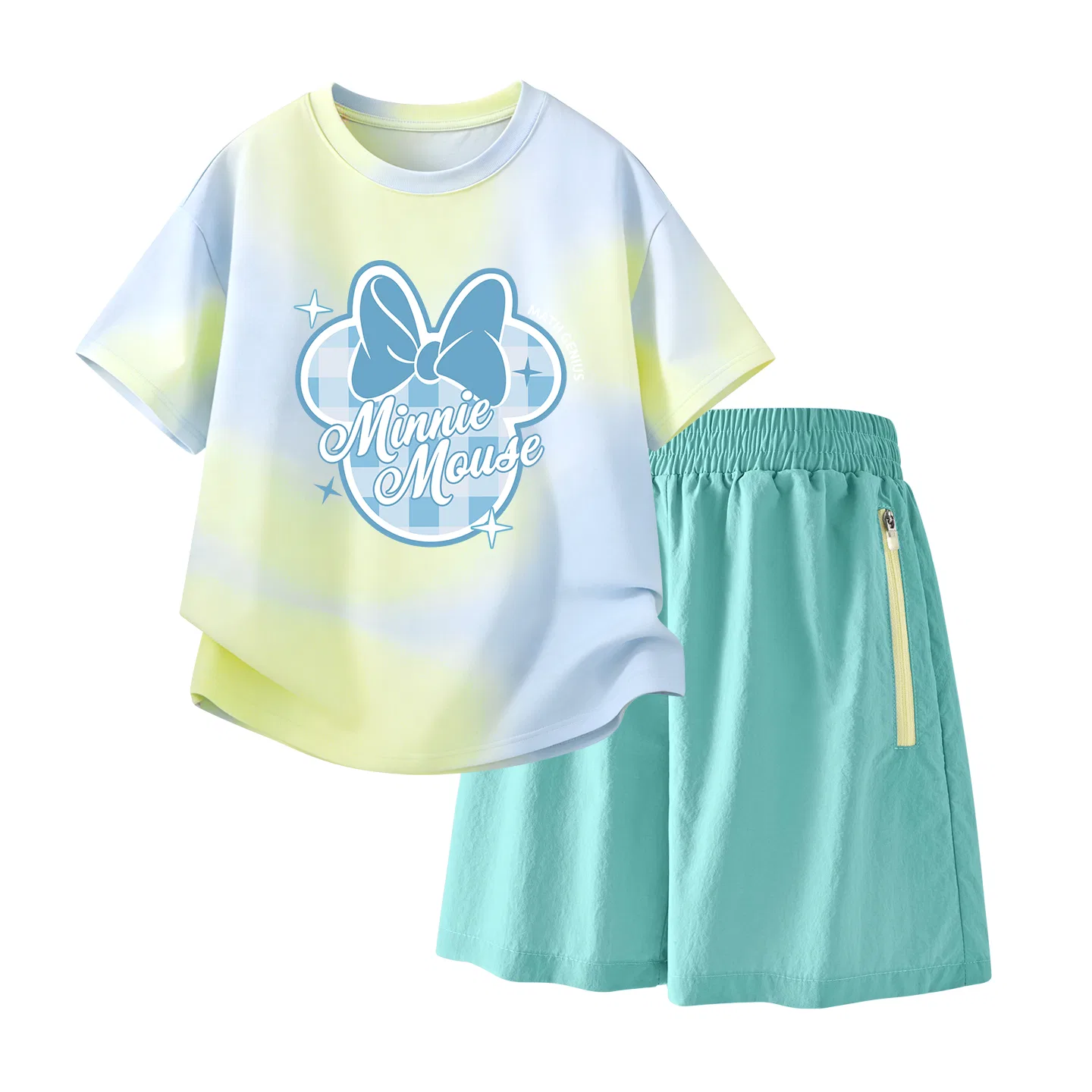 Детский спортивный костюм Casual Sportswear 2 Piece Set Disney, Diwa Band Twilight Blue+Solid Color Mint Green