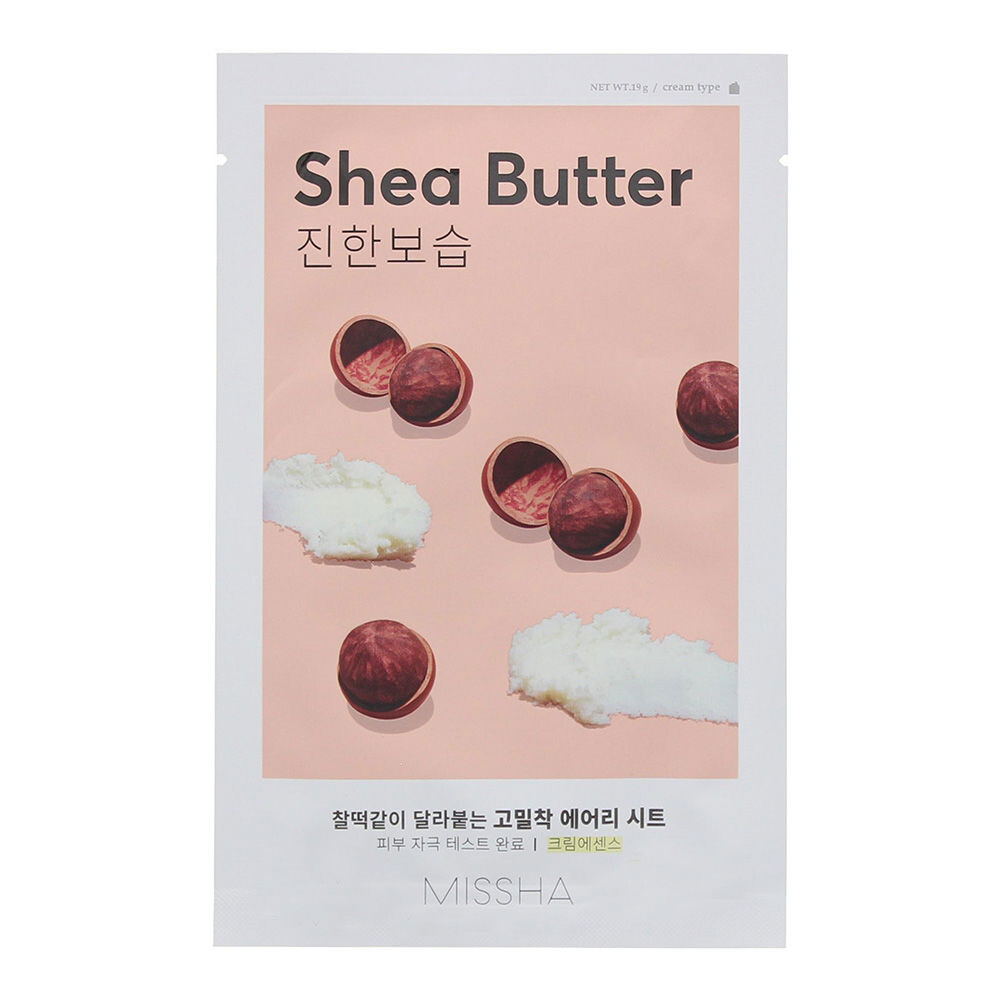 

Маска для лица Airy Fit Sheet Mask Shea Butter Missha, 19 гр