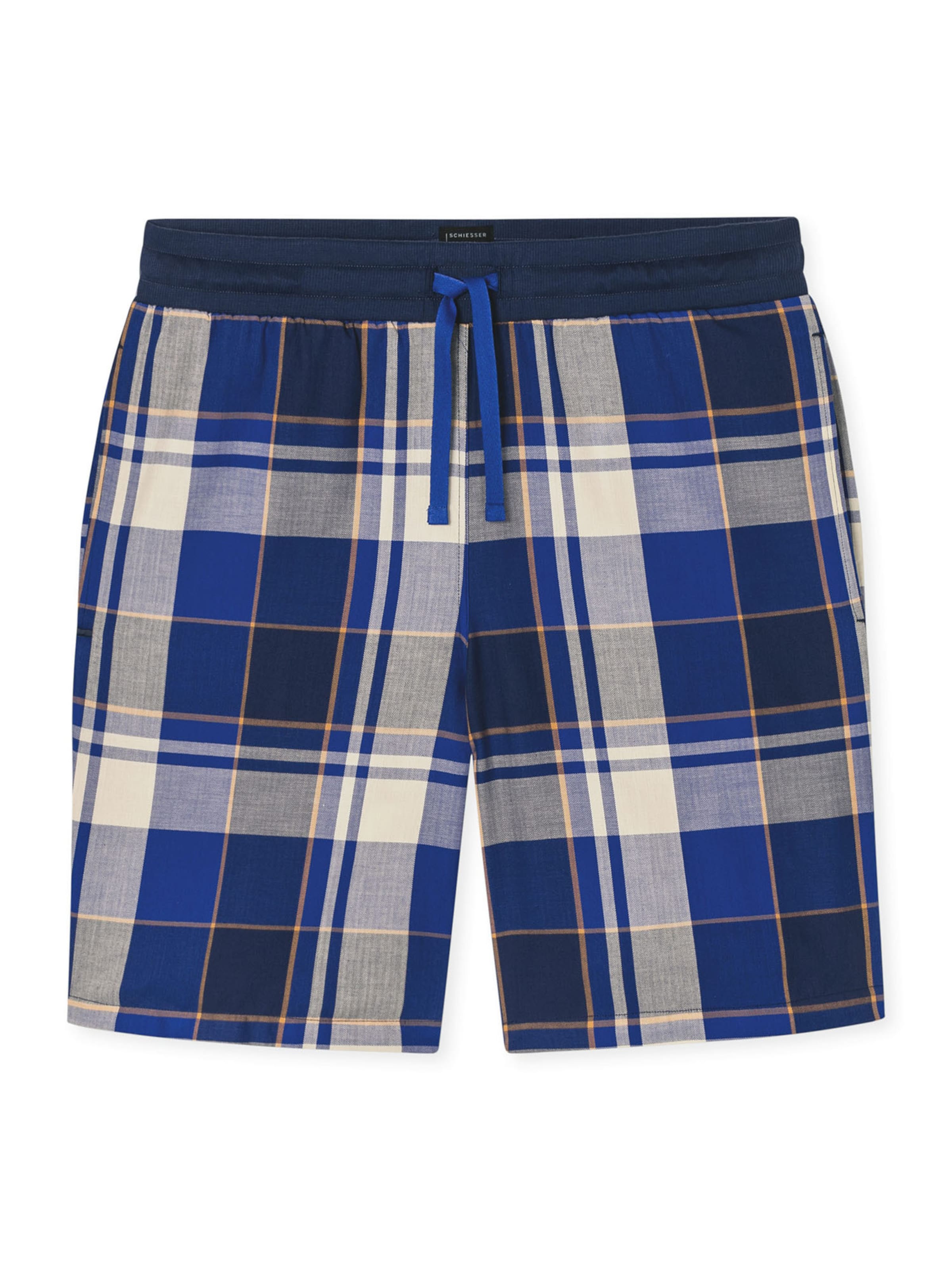 

SCHIESSER Пижамные штаны 'Mix & Relax' в цветах беж, роял блю, темно-синий