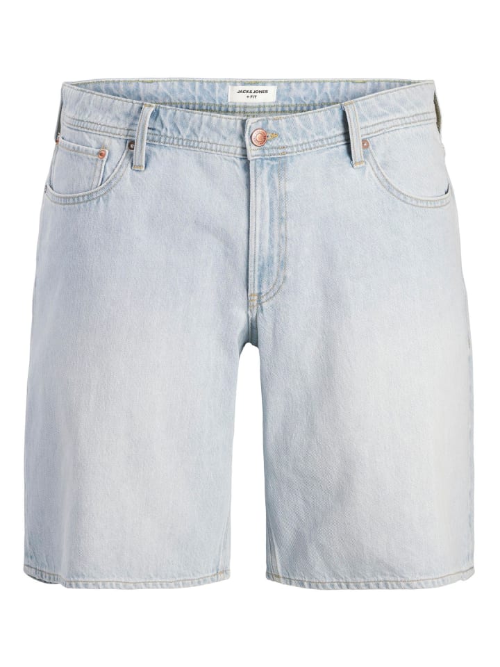 

Джинсовые шорты JACK & JONES PLUS, светло-синий деним