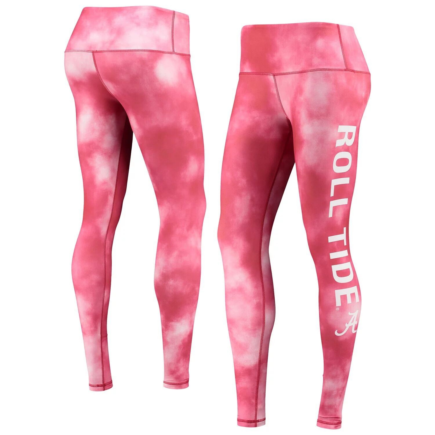 

Женские леггинсы ZooZatz Crimson Alabama Crimson Tide Cloud Dye Mist