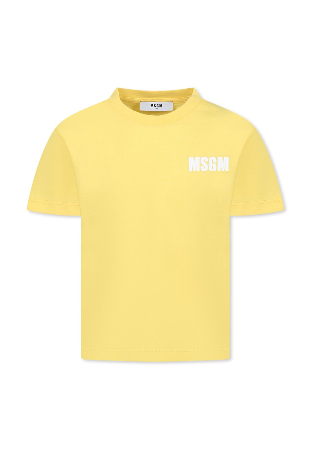 

Футболка с принтом MANICA CORTA MSGM, желтый