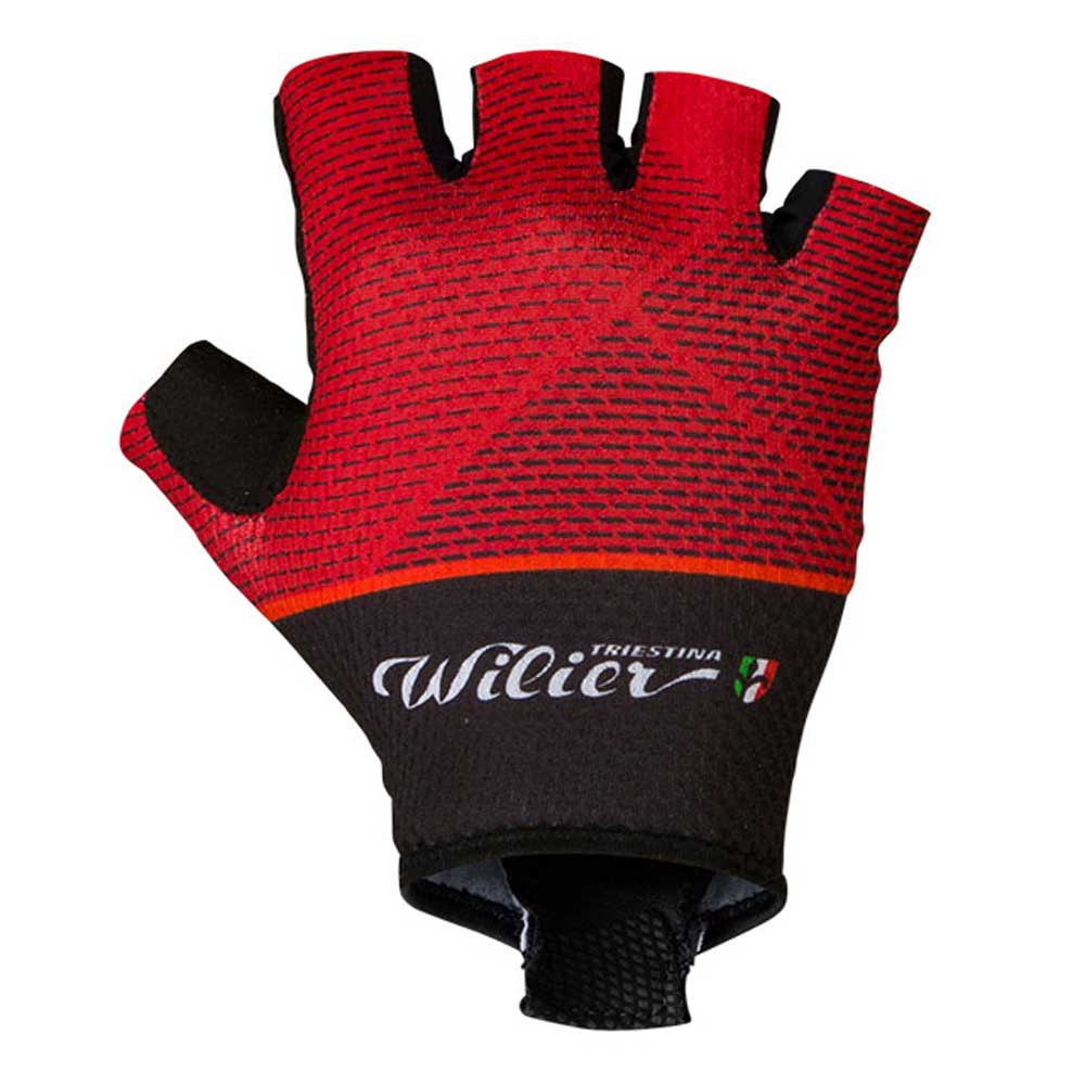 

Короткие перчатки Wilier Brave Short Gloves, красный