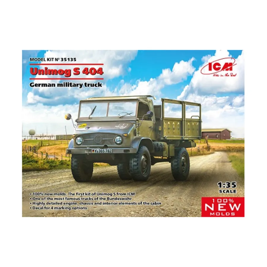 

Немецкий Унимог S404, Military Models 1/35 Scale (ICM)