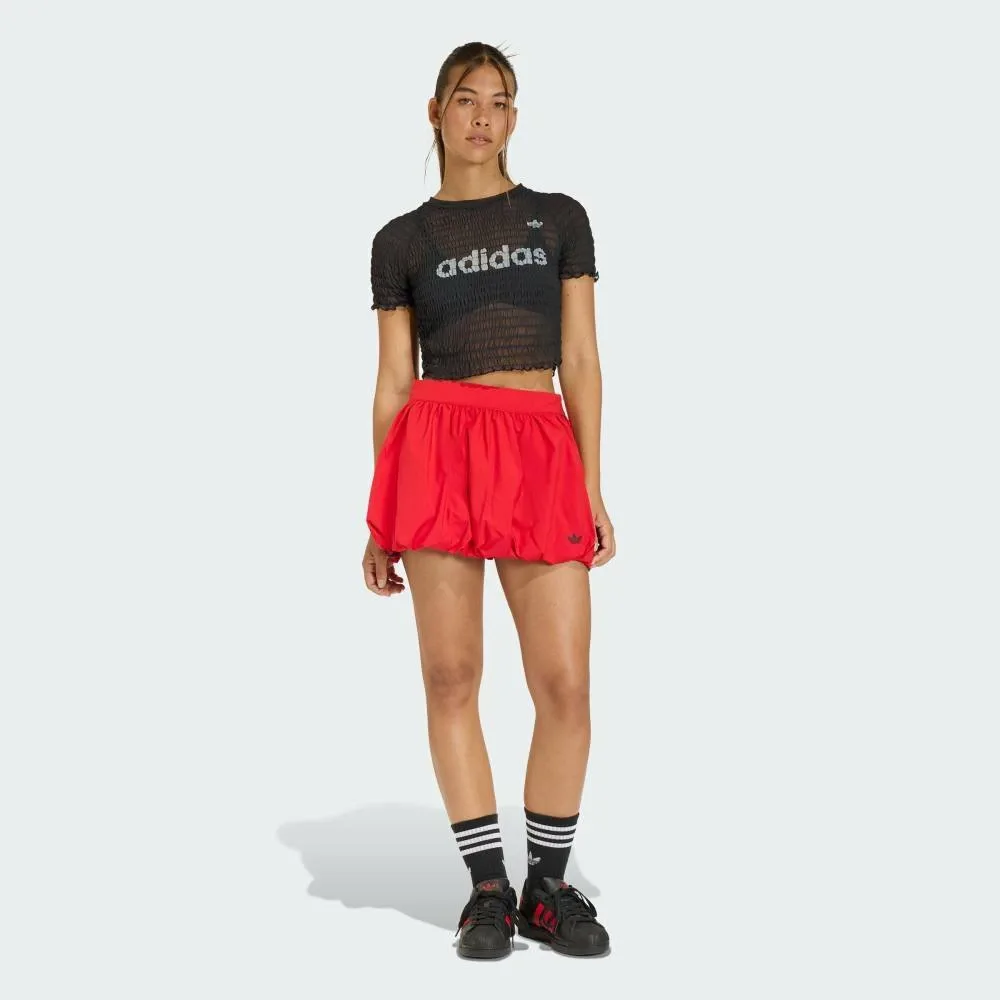 Футболка Smocked Cali Tee Adidas, black — фото 3
