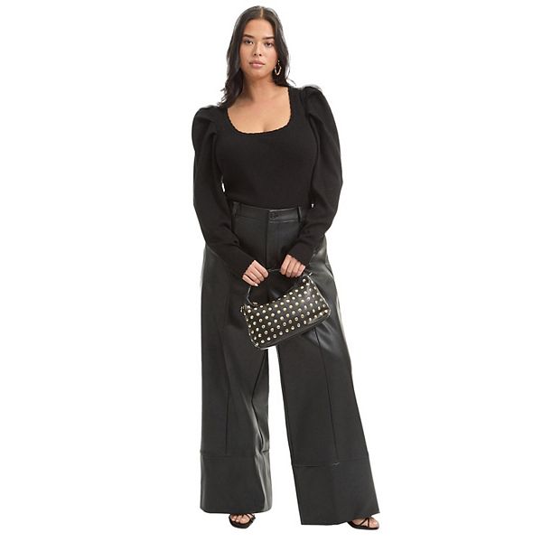 

Свитер June + Vie с рукавом-барашком для женщин plus size June & Vie