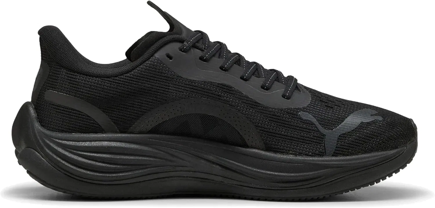 Мужские беговые кроссовки Puma Velocity Nitro 3, нейтральный цвет, Puma Black-Flat Dark Grey - Black, размер 48/48.5 — фото 2