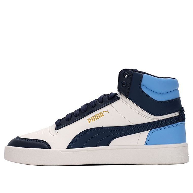 

Кеды PUMA Shuffle Mid Mid Tops Casual Skateboarding Shoes Unisex Blue White, синий