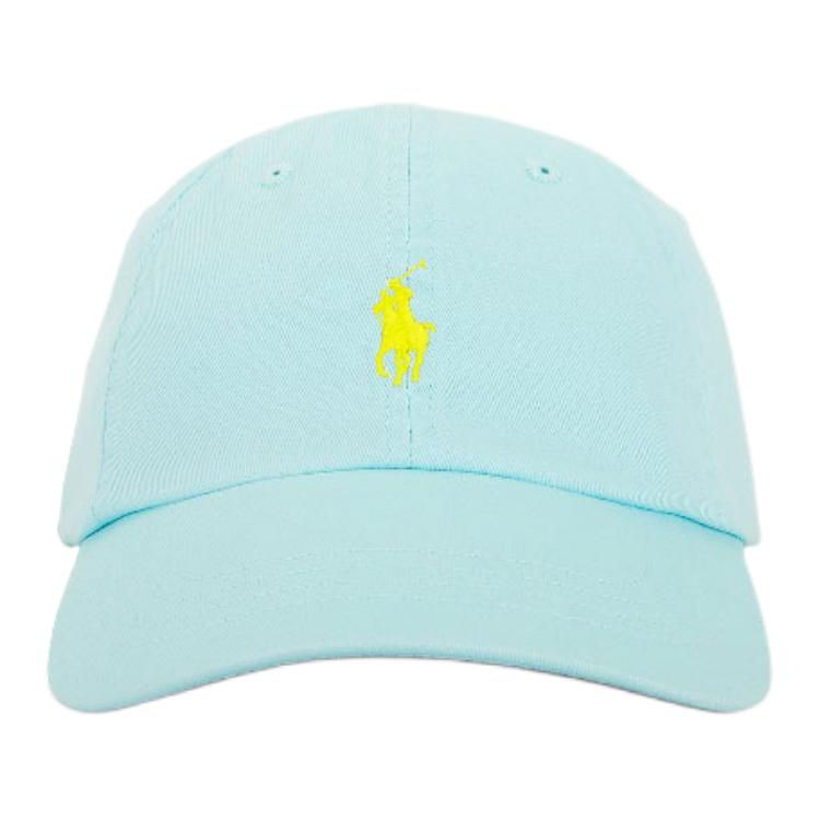

Polo Ralph Lauren Хлопковая бейсболка женская островная аква-голубая, Island Aqua Paint Blue