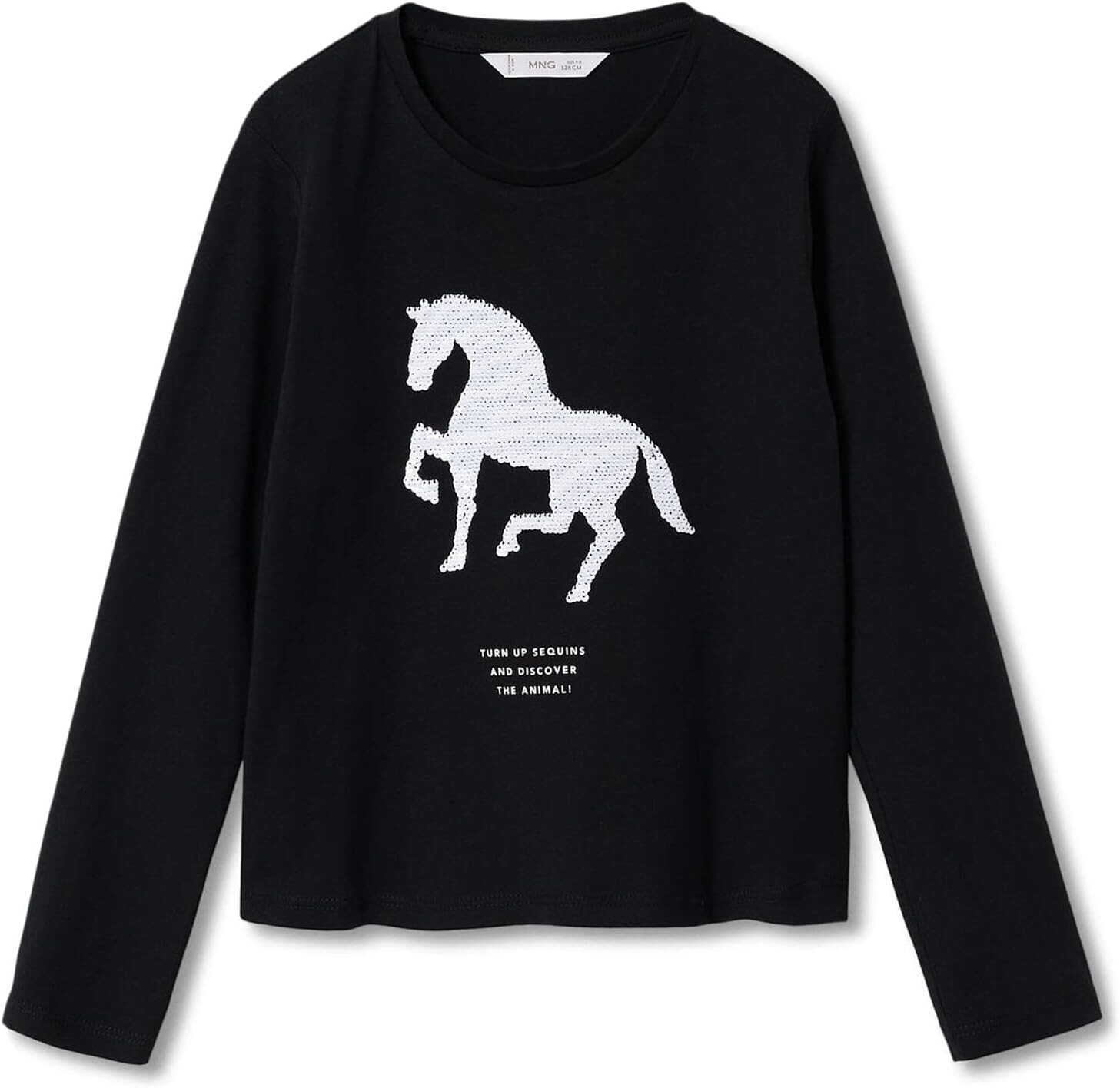 

Футболка Mango Animals T-Shirt, черный
