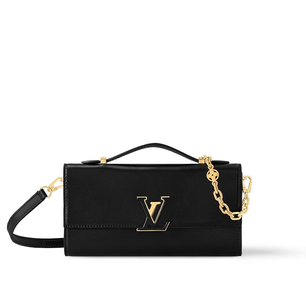 

Кошелек на цепочке Capucines Louis Vuitton, черный