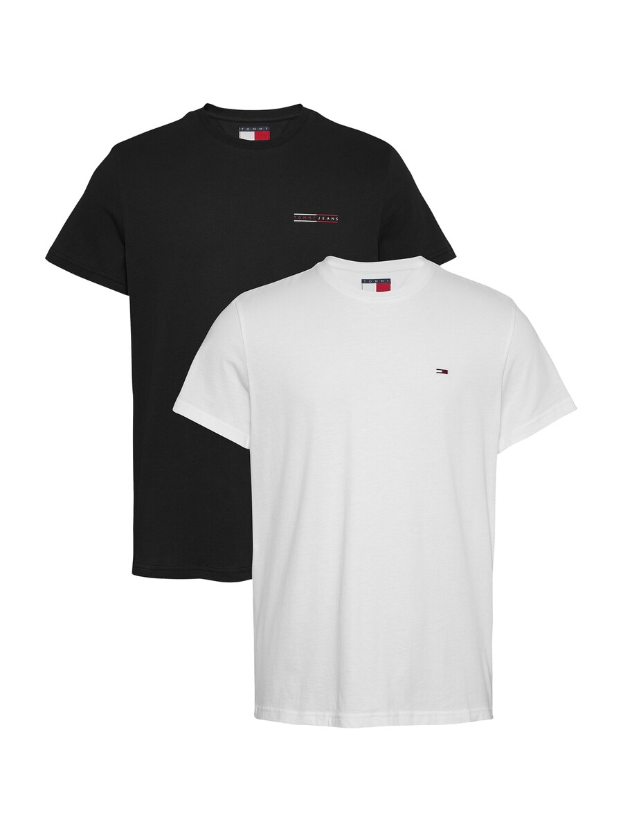 

Рубашка Tommy Jeans, черный/белый