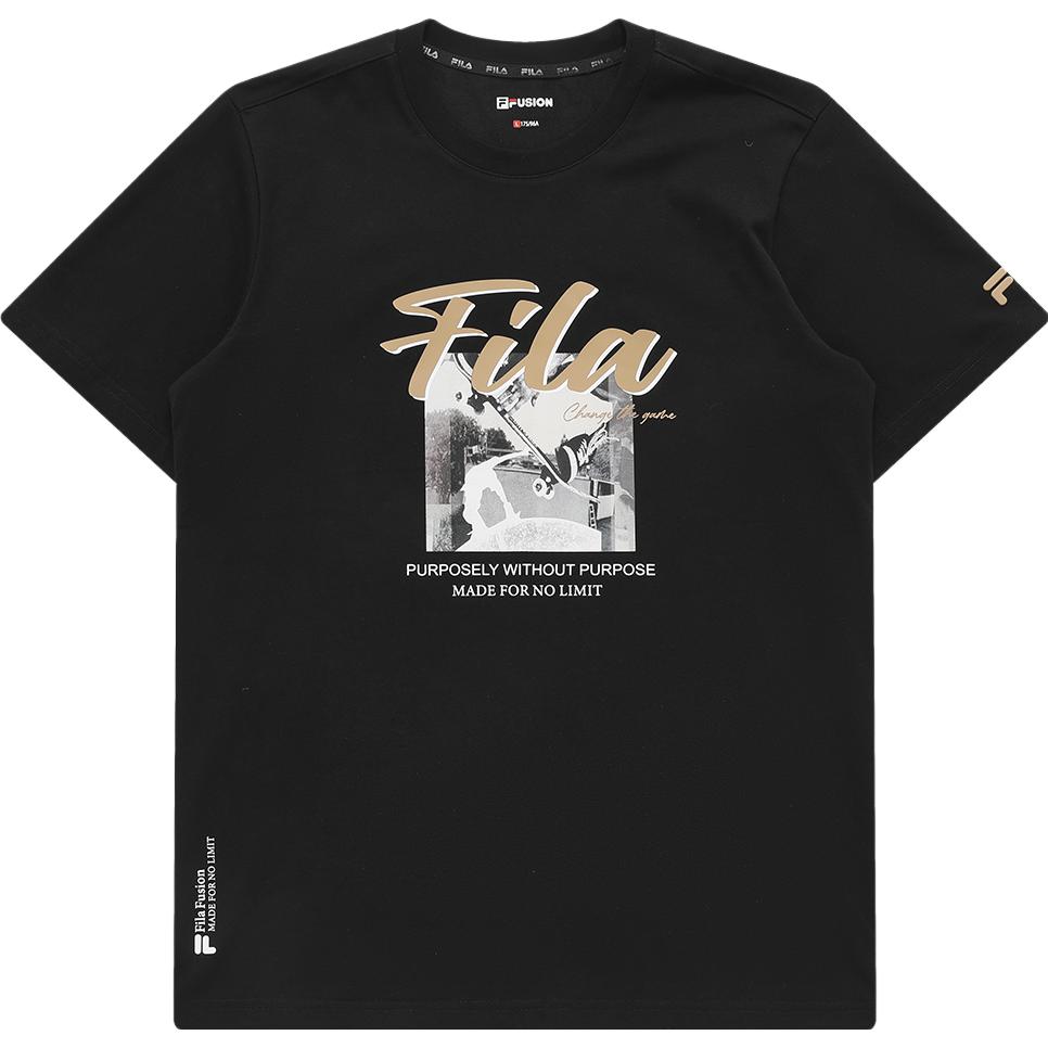

Футболка мужская черная FILA FUSION