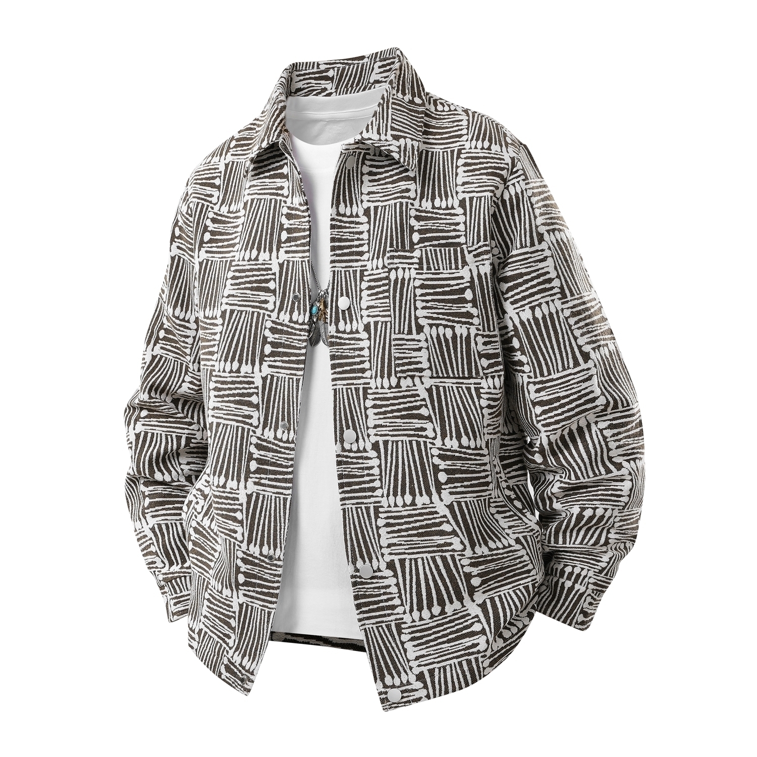 

YIVIKII Куртка Unisex, Brown (15)