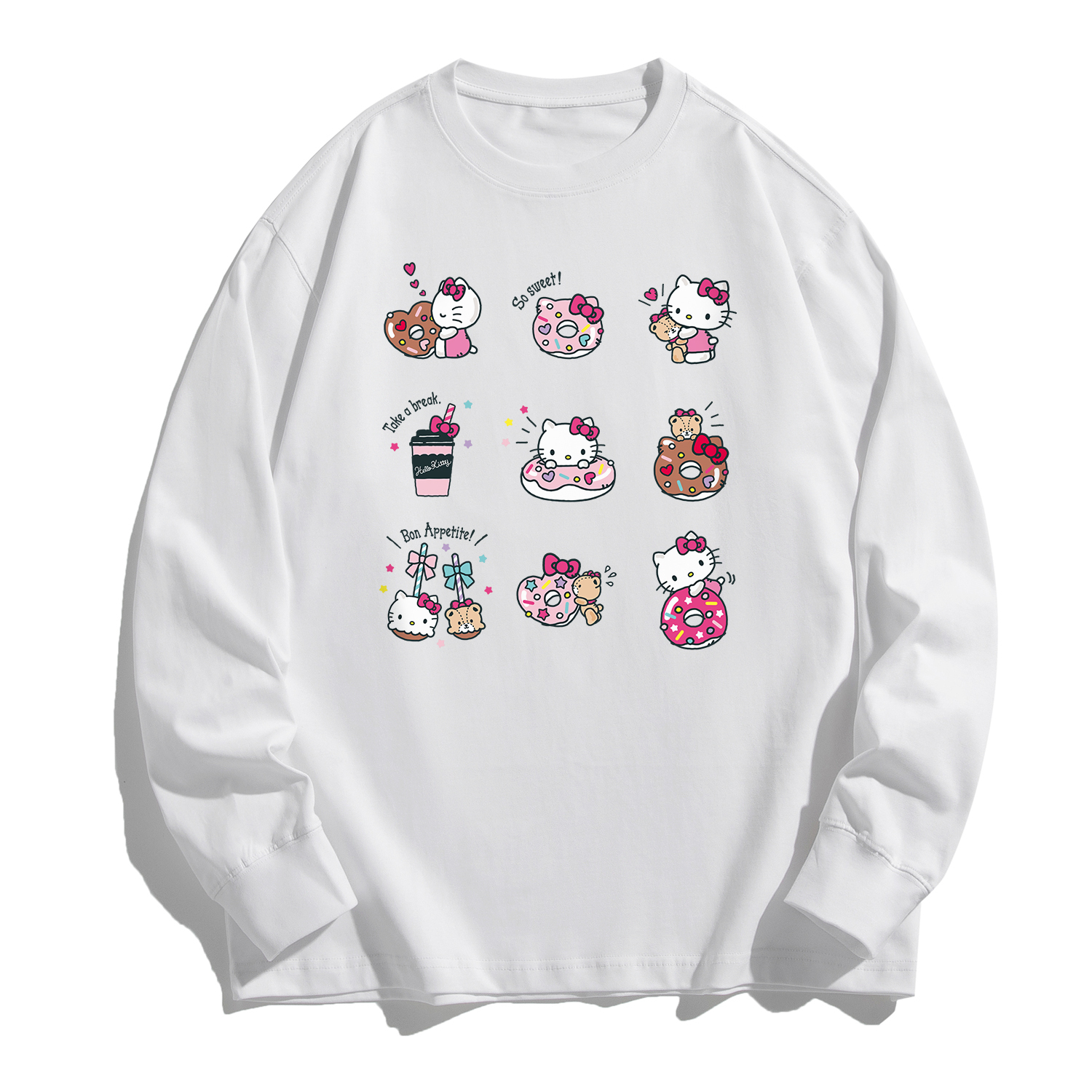 

Футболка Hello Kitty SS25 Unisex Sanrio, белый