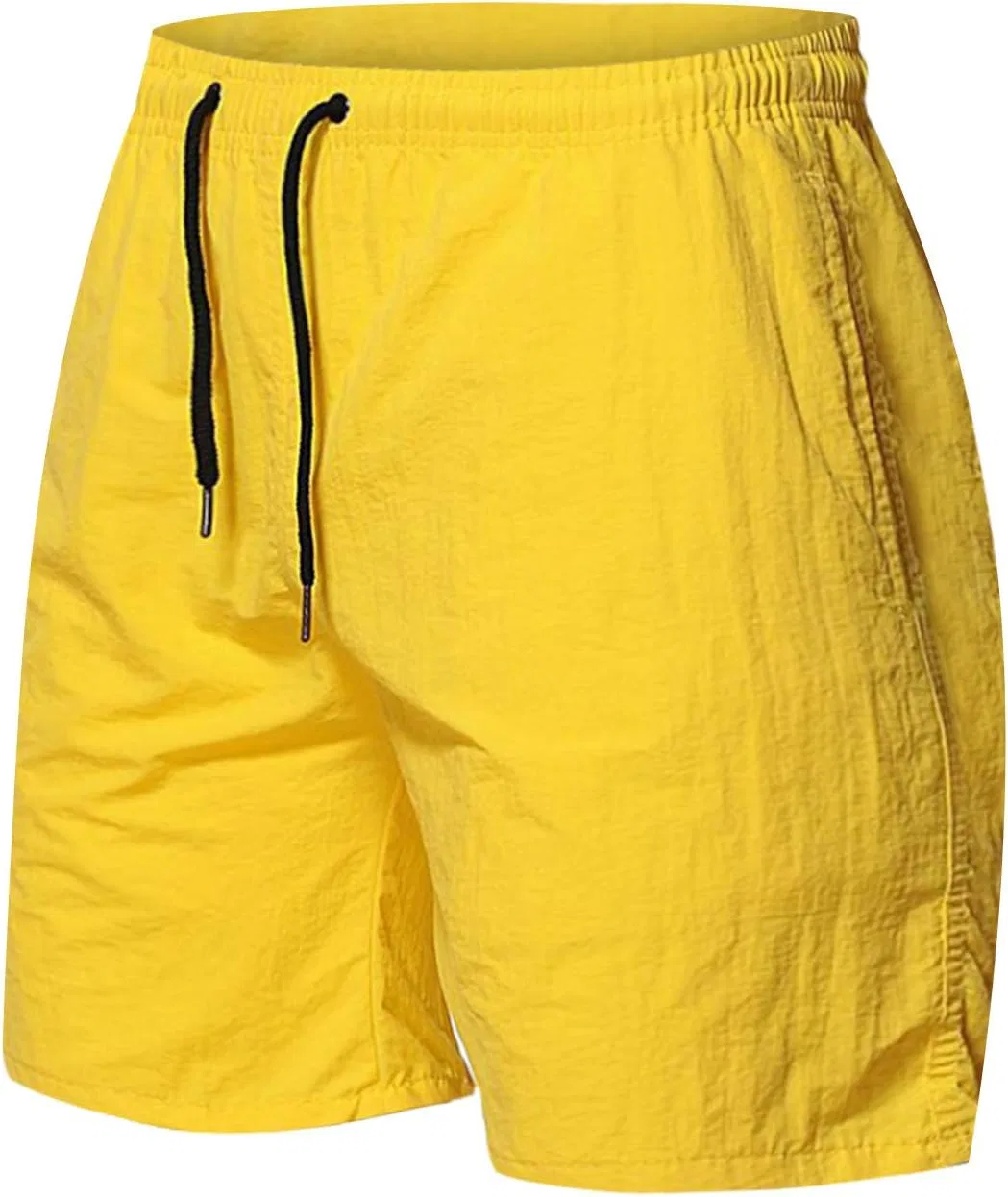 Шорты для бега мужские, lightweight, quick dry, эластичный пояс, Yellow — фото 3