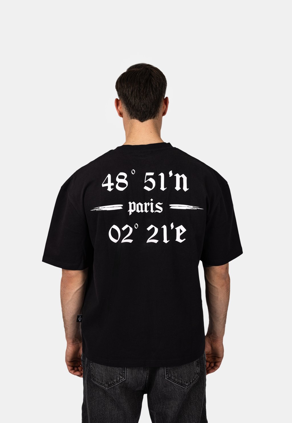 

Футболка с принтом COORDINATES CRYSTAL PARIS, черный