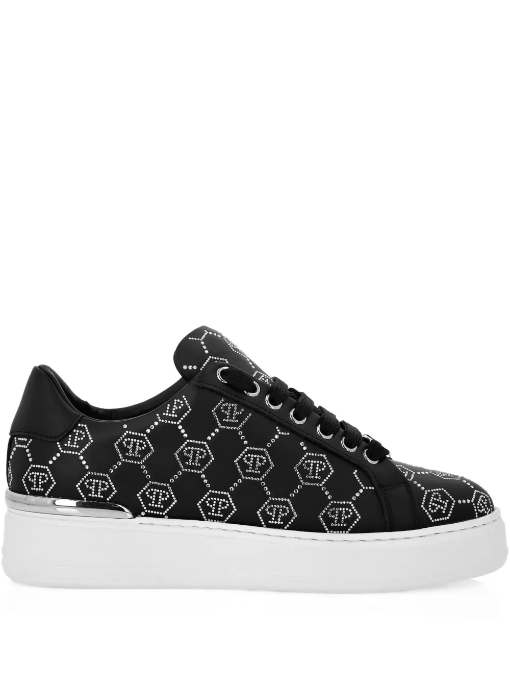 

Кроссовки с монограммой Philipp Plein, черный