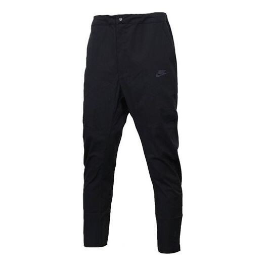 

Брюки woven athleisure casual sports long pants black Nike, черный