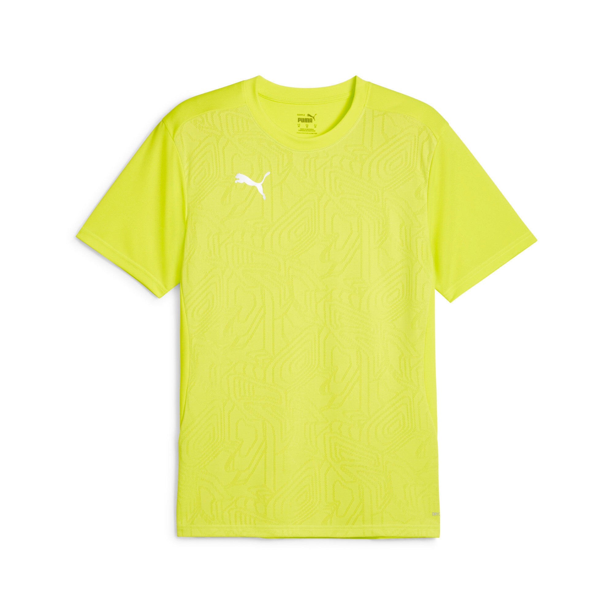 

Футболка для тренировок по футболу PUMA Men's teamFINAL, цвет electric lime/silver