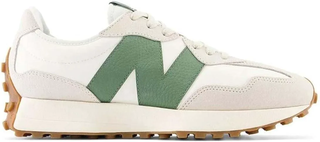 Кроссовки New Balance Удобные Бежевые U327LX, зеленый — фото 3