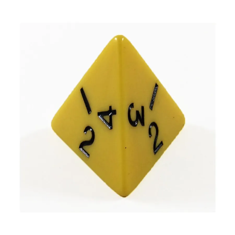 

Джамбо d4 - Желтый, Dice - Jumbo Opaque (Koplow)