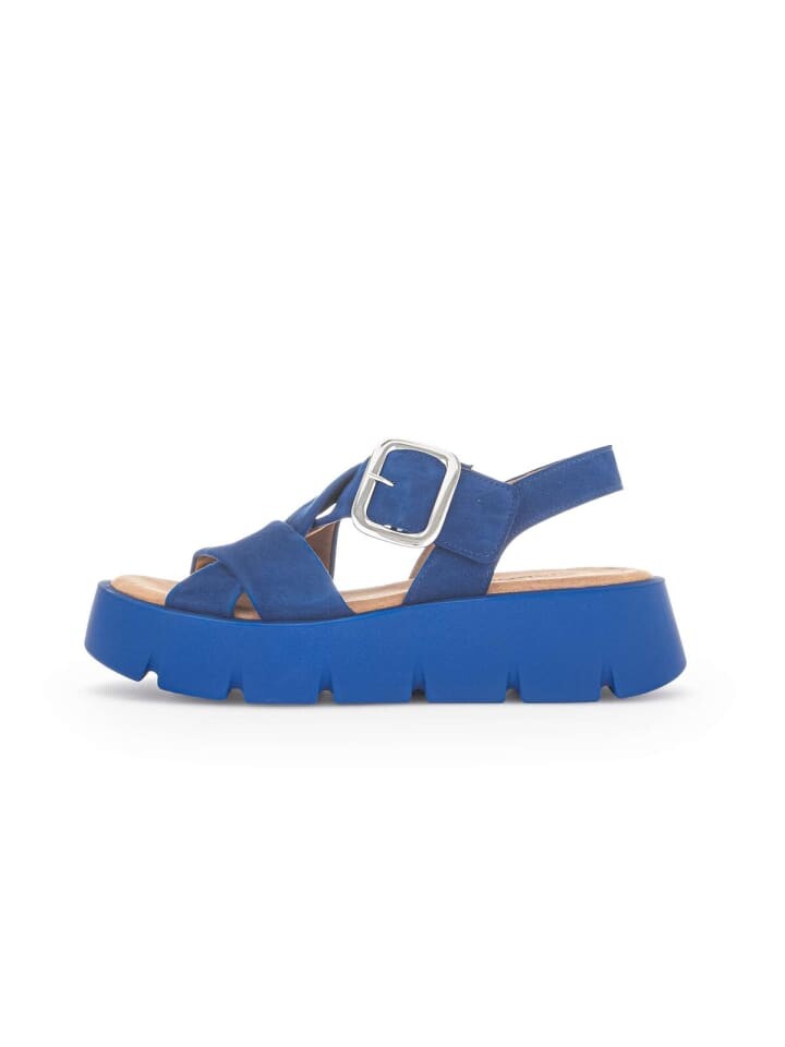 Классические босоножки Gabor Fashion Plateau Sandalen, синий — фото 2
