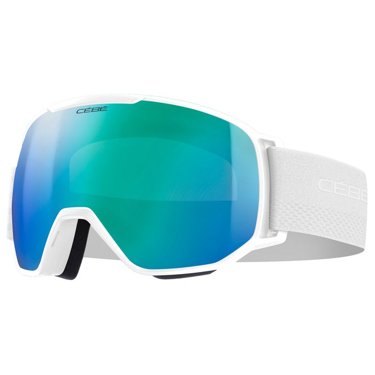 

Горнолыжные очки Cloud 2, белые, мятные Cebe