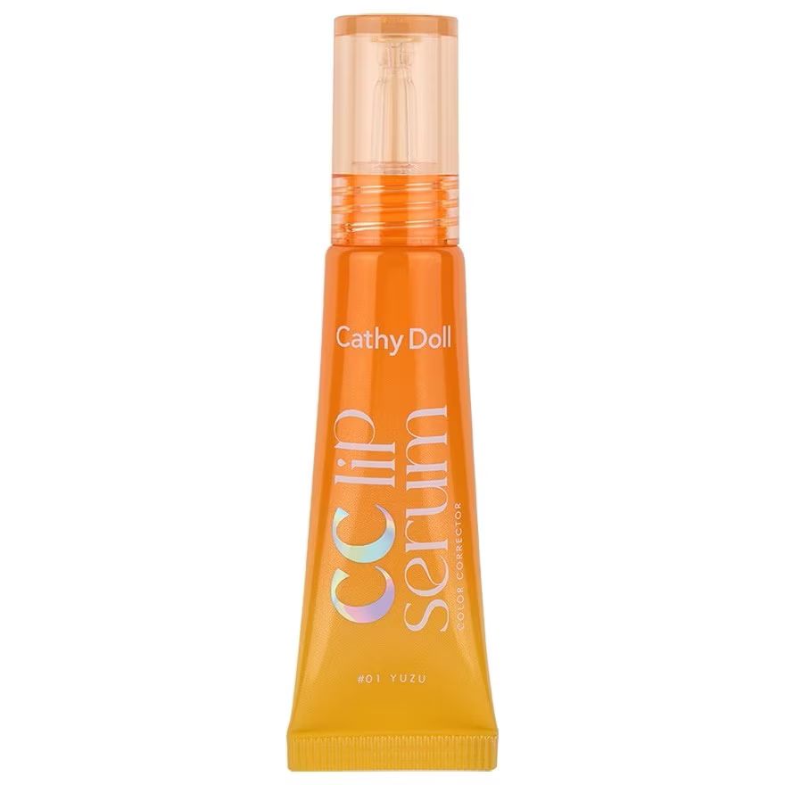 

Cathy Doll CC Lip Serum Color Corrector 01 Yuzu 10 G. บำรุงริมฝีปาก, Orange