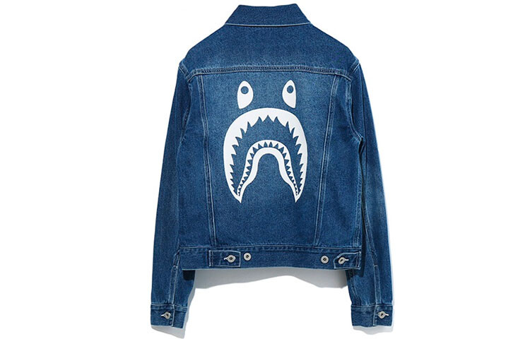 

Bape Джинсовая куртка женская синяя A Bathing Ape, Синий, Bape Джинсовая куртка женская синяя A Bathing Ape