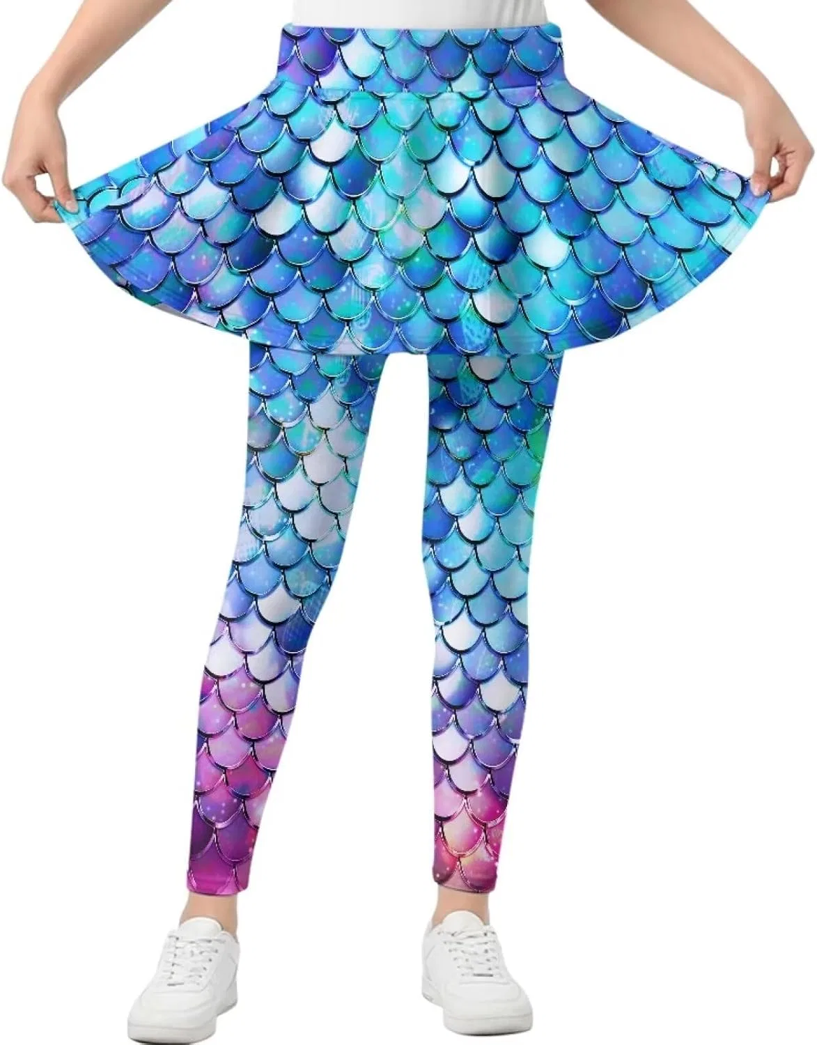 Леггинсы с юбкой 2 в 1 Yatixapu детские, цвет Fish Scales