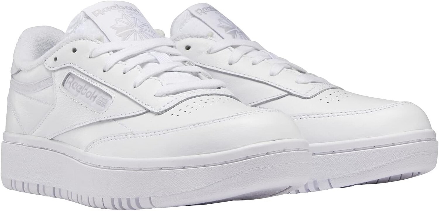 Кроссовки Club C Double Reebok, цвет White/Cold Grey