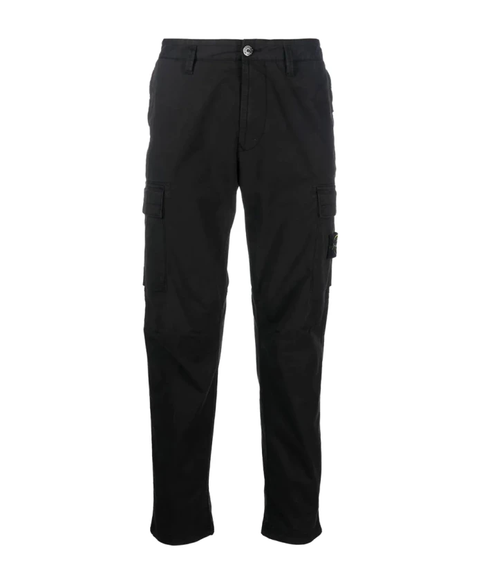 

Брюки-Карго из превосходного хлопка Pima. Stone Island, черный