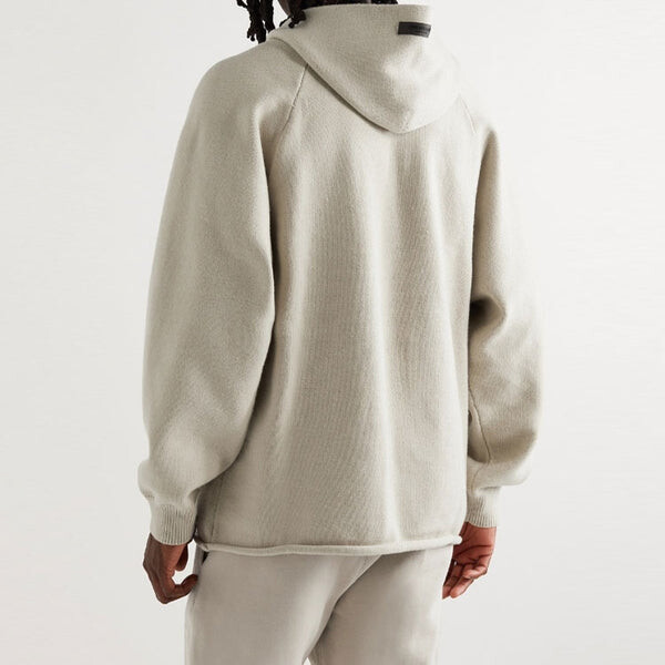 Толстовка Fear of God Essentials SS22 Knit 1977 Hoodie 'Wheat' — фото 4