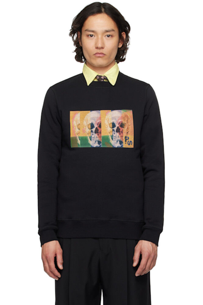 

Толстовка с черным квадратным черепом PS by Paul Smith