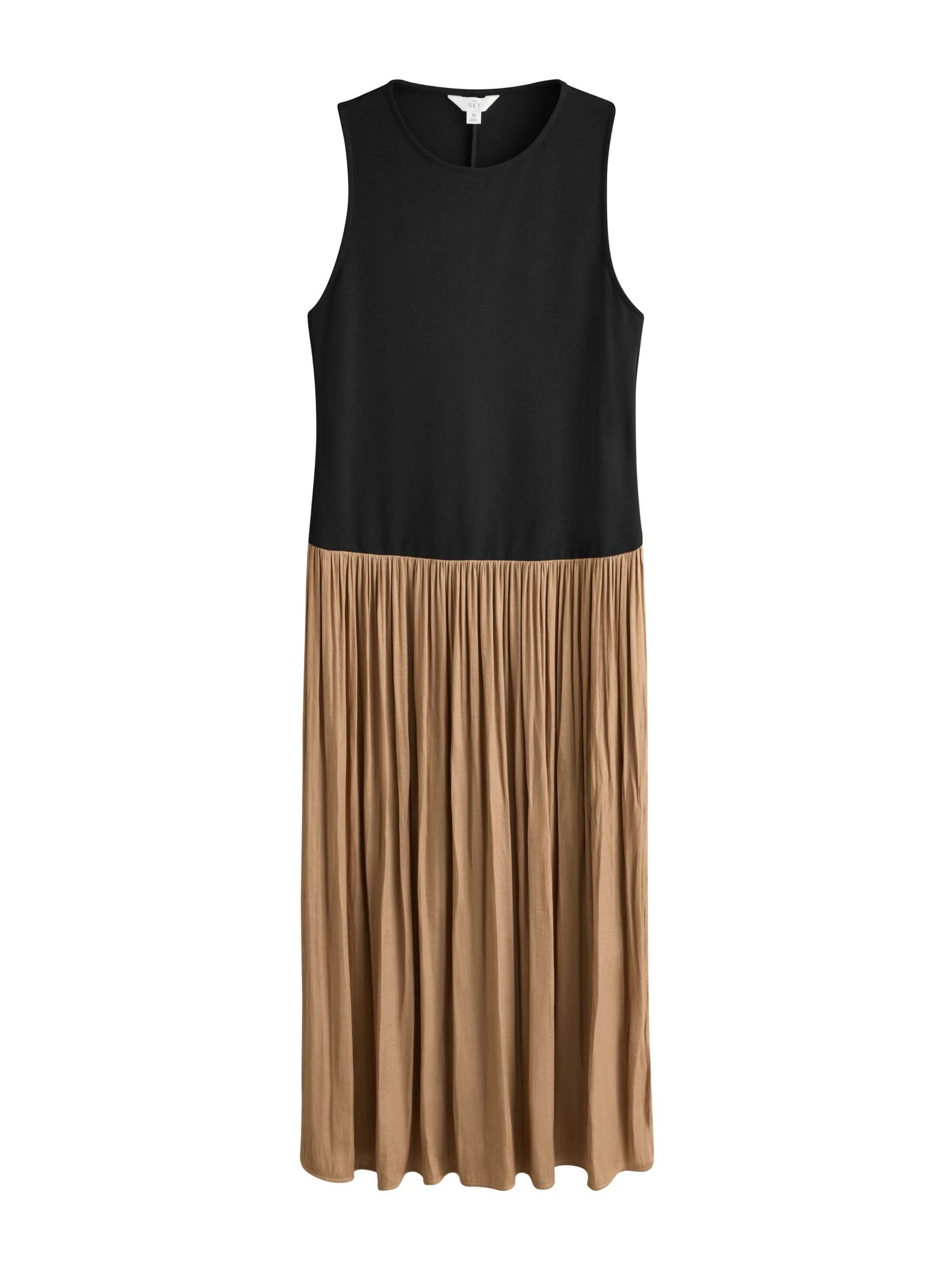 

The Set Платье в коричневом и черном цветах