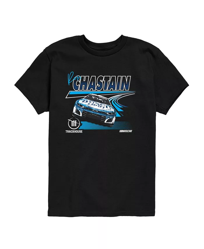 

Футболка с принтом Ross Chastain для подростков NASCAR, черный
