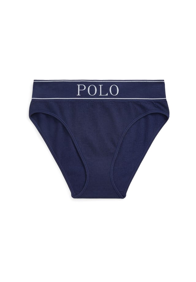 

Трусы с высокой талией Polo Ralph Lauren, синий