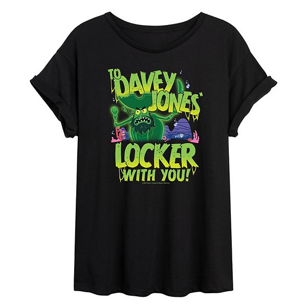 

Футболка Juniors' The Spongebob Movie: Search for Squarepants Davey Jones' Locker Nickelodeon