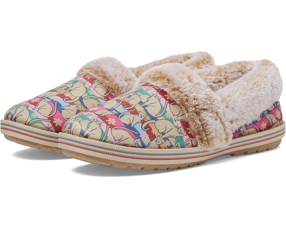 

Шлепанцы BOBS from SKECHERS Bobs Too Cozy, цвет Taupe Multi