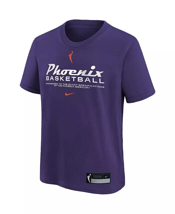 Фиолетовая футболка для мальчиков и девочек Phoenix Mercury On Court Legend Essential Practice Nike, фиолетовый — фото 2