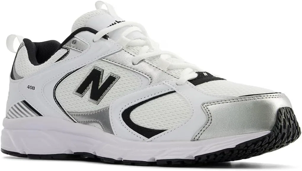 Кроссовки New Balance Herren 408 V1, White Silver Black