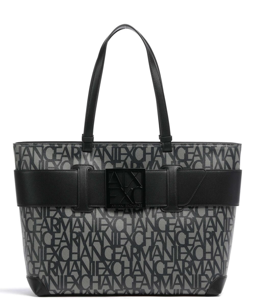 

Шопер из искусственной кожи Armani Exchange, бежевый