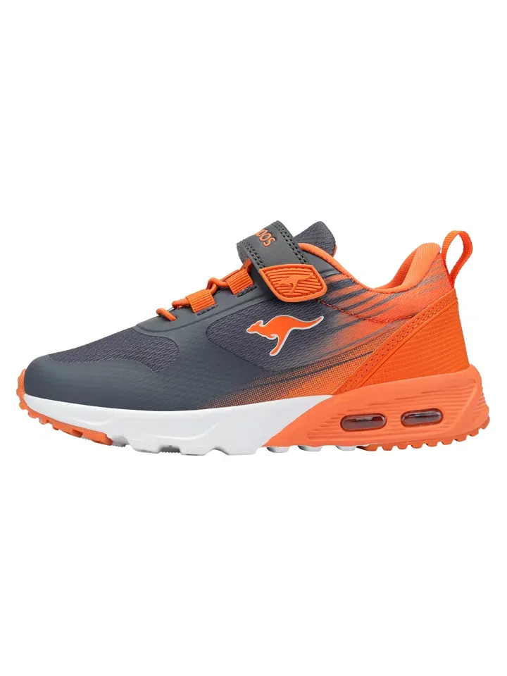 Кроссовки KX-Tempo EV Kangaroos оранжево-серые — фото 2